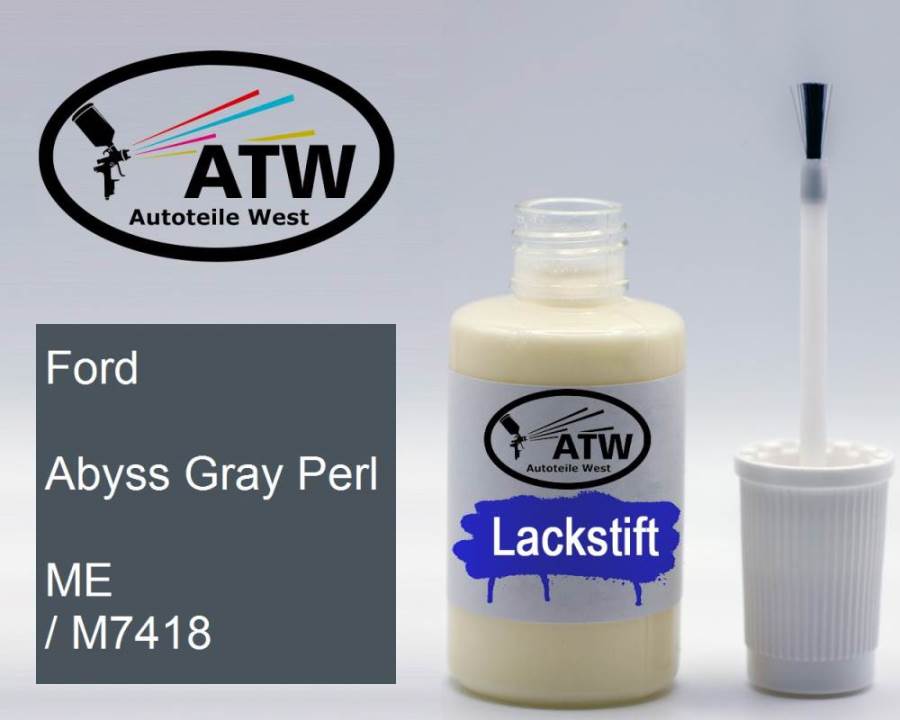 Ford, Abyss Gray Perl, ME / M7418: 20ml Lackstift, von ATW Autoteile West.